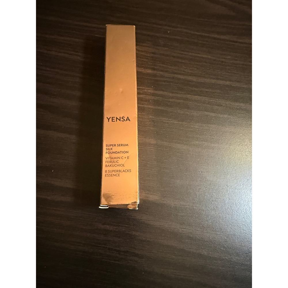 YENSA Super Serum Silk Foundation Medium Warm Vitamin C E Ferulic Bakuchiol New